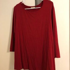 Nuggles Top in “Merlot”